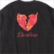 画像4: Deviluse デビルユース Flame Heart Tシャツ BLACK (4)