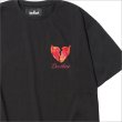 画像5: Deviluse デビルユース Flame Heart Tシャツ BLACK (5)