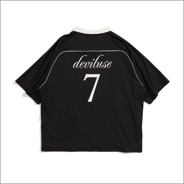 画像2: 【送料無料】Deviluse デビルユース Liberty Game Shirts BLACK (2)