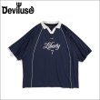 画像1: 【送料無料】Deviluse デビルユース Liberty Game Shirts NAVY (1)