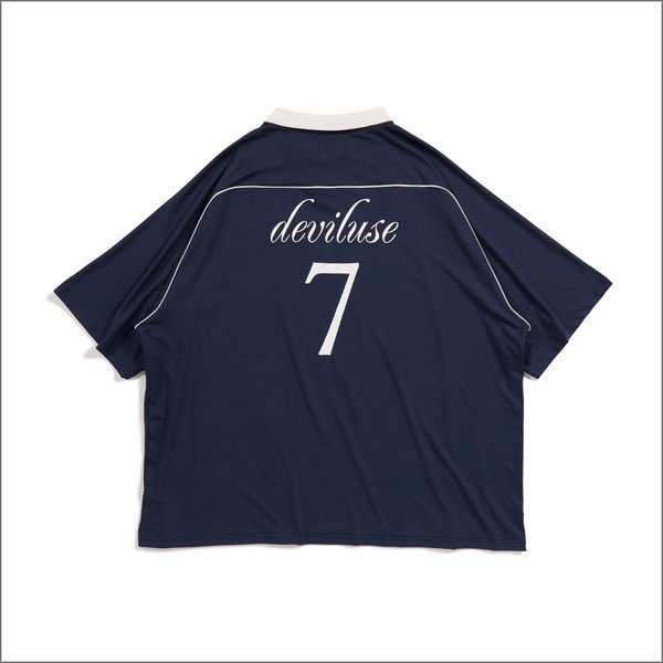 画像2: 【送料無料】Deviluse デビルユース Liberty Game Shirts NAVY (2)