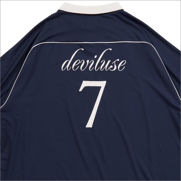 画像5: 【送料無料】Deviluse デビルユース Liberty Game Shirts NAVY (5)