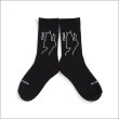 画像2: Deviluse デビルユース She Devil Socks BLACK/WHITE (2)