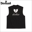 画像1: Deviluse デビルユース Heartaches Sleeveless タンクトップ BLACK (1)