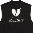 画像4: Deviluse デビルユース Heartaches Sleeveless タンクトップ BLACK (4)