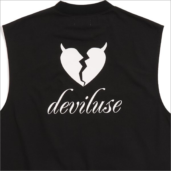 画像4: Deviluse デビルユース Heartaches Sleeveless タンクトップ BLACK (4)