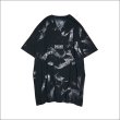 画像2: 【30%OFF】GoneR ゴナー Tie-dye Line Tシャツ BLACK (2)