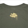 画像4: 【30%OFF】GoneR ゴナー Rose Message Tシャツ ARMY GREEN (4)