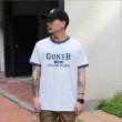 画像3: GoneR ゴナー College Ringer Tシャツ NATURAL/DENIM (3)