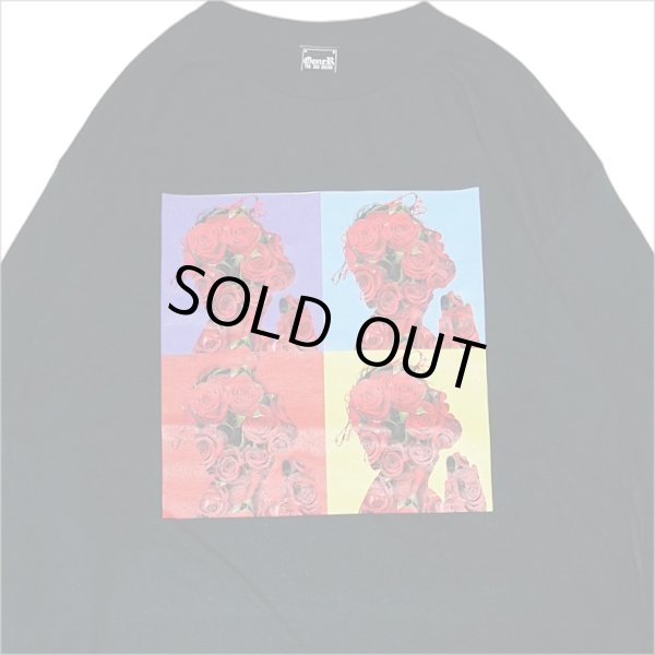 画像4: 【70％OFF】GoneR ゴナー Rose Jesus L/S Tシャツ BLACK  (4)