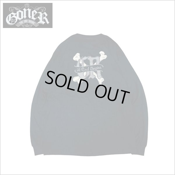 画像1: 【70％OFF】GoneR ゴナー GoneR feat.Yohji L/S Tシャツ BLACK (1)