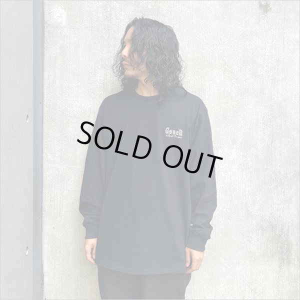画像3: 【70％OFF】GoneR ゴナー GoneR feat.Yohji L/S Tシャツ BLACK (3)
