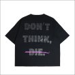 画像3: 【CS限定カラー】isxnot イズノット ALIVE Tシャツ BLACK/BLACK (3)