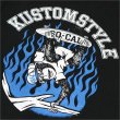 画像4: KustomStyle カスタムスタイル SKATE MONKEY Tシャツ BLACK (4)