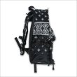 画像3: 【送料無料】KustomStyle カスタムスタイル BANDANA BACK PACK BLACK/WHITE (3)