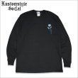 画像1: KustomStyle カスタムスタイル ROSE L/S Tシャツ BLACK (1)