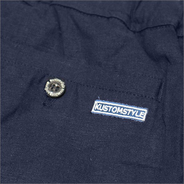 画像4: 【送料無料】KustomStyle カスタムスタイル CLASSIC WHEELS クライミングパンツ NAVY (4)