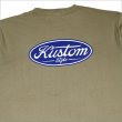 画像4: KustomStyle カスタムスタイル MOTOR COMPANY Tシャツ KHAKI (4)