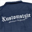 画像4: 【送料無料】KustomStyle カスタムスタイル SOUTHERN CALIFORNIA L/Sシャツ NAVY (4)