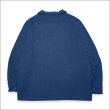 画像2: 【送料無料】KustomStyle カスタムスタイル FACECARD L/Sキューバシャツ BLUE (2)