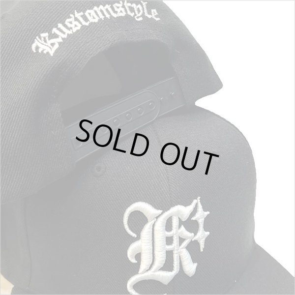 画像2: KustomStyle カスタムスタイル K DIA スナップバックCAP BLACK (2)