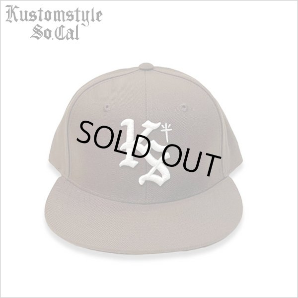 画像1: KustomStyle カスタムスタイル LOCK CITY スナップバックCAP DARK BROWN (1)