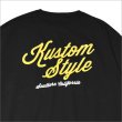 画像4: KustomStyle カスタムスタイル NEW ICON Tシャツ BLACK (4)