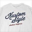 画像4: KustomStyle カスタムスタイル NEW ICON Tシャツ WHITE (4)