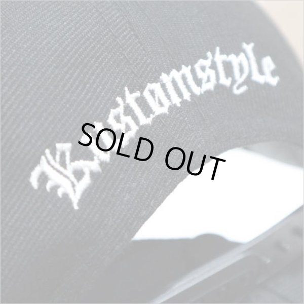 画像3: KustomStyle カスタムスタイル LA-BANDANA スナップバックCAP BLACK (3)