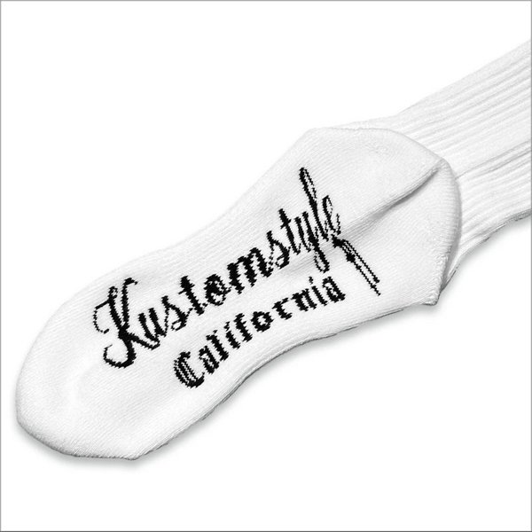 画像3: KustomStyle カスタムスタイル K DIA HIGH SOCKS WHITE (3)