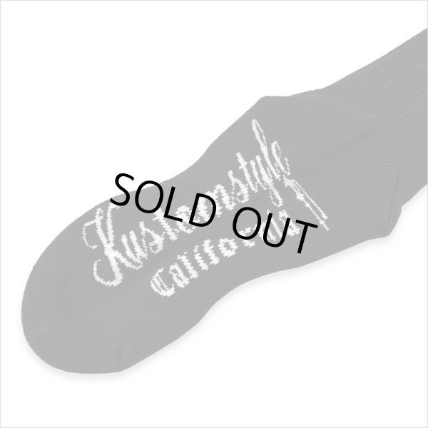 画像3: KustomStyle カスタムスタイル K DIA CREW SOCKS BLACK/GREEN (3)
