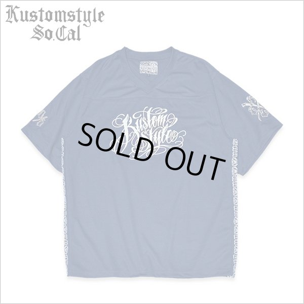 画像1: 【送料無料】KustomStyle カスタムスタイル GARDEN GROVE FOOTBALL JERSEY NAVY (1)
