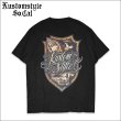 画像1: KustomStyle カスタムスタイル ESCUDO DE CEPILLO Tシャツ BLACK (1)