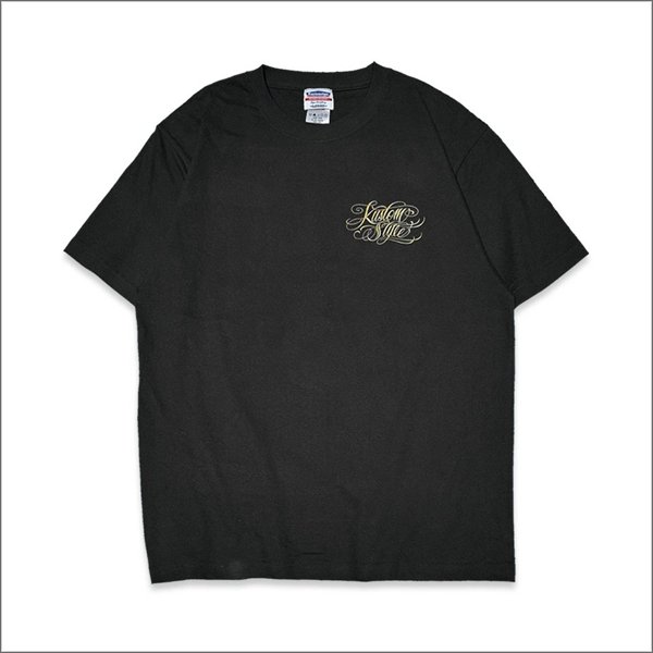 画像2: KustomStyle カスタムスタイル ESCUDO DE CEPILLO Tシャツ BLACK (2)