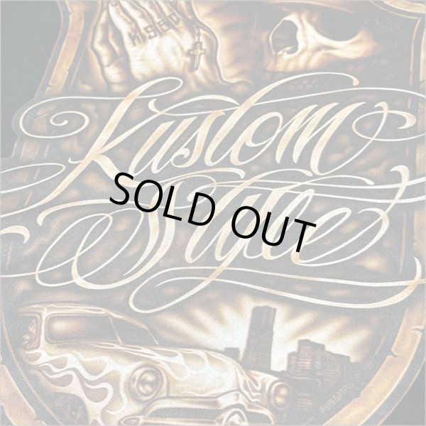 画像4: KustomStyle カスタムスタイル ESCUDO DE CEPILLO Tシャツ BLACK (4)