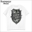 画像1: KustomStyle カスタムスタイル ESCUDO DE CEPILLO Tシャツ WHITE (1)