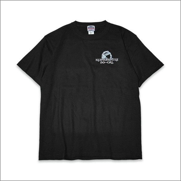 画像2: KustomStyle カスタムスタイル CONQUISTA Tシャツ BLACK (2)