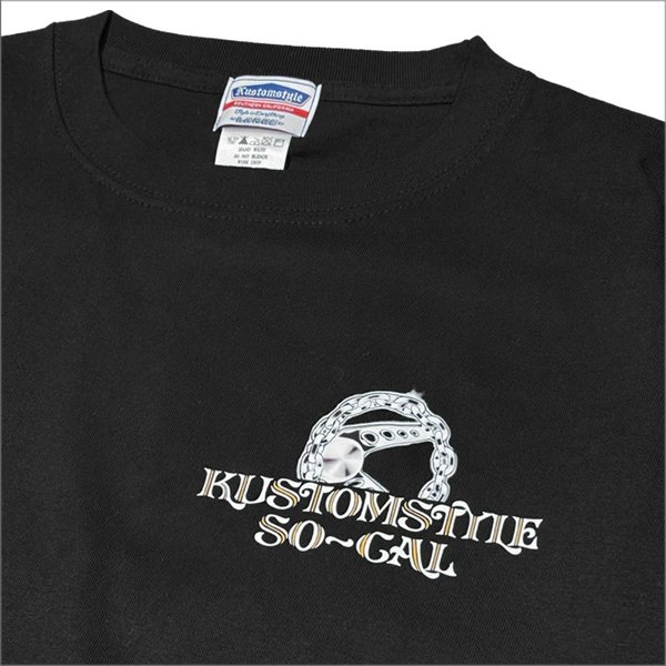 画像5: KustomStyle カスタムスタイル CONQUISTA Tシャツ BLACK (5)