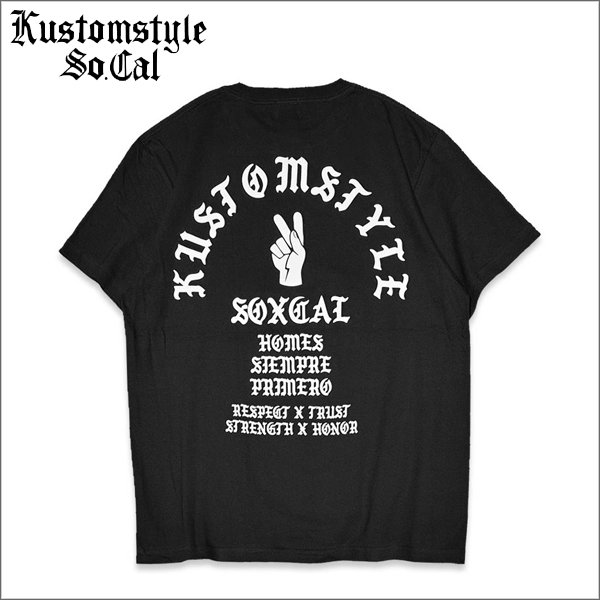 画像1: KustomStyle カスタムスタイル PRIMERO Tシャツ BLACK (1)
