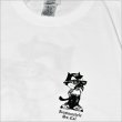 画像5: KustomStyle カスタムスタイル THE CAT Tシャツ WHITE (5)
