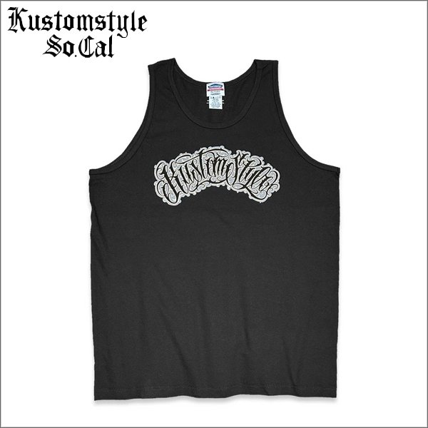 画像1: KustomStyle カスタムスタイル HAVOC タンクトップ BLACK (1)