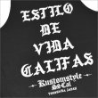 画像5: KustomStyle カスタムスタイル ESTILO CALIFAS タンクトップ BLACK (5)