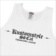 画像4: KustomStyle カスタムスタイル ESTILO CALIFAS タンクトップ WHITE (4)