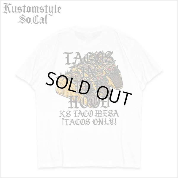 画像1: KustomStyle カスタムスタイル TACO MESA Tシャツ WHITE (1)
