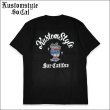 画像1: KustomStyle カスタムスタイル CACTUS SUR CALIFAS Tシャツ BLACK (1)