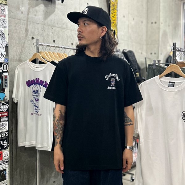 画像3: KustomStyle カスタムスタイル CACTUS SUR CALIFAS Tシャツ BLACK (3)