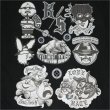 画像4: KustomStyle カスタムスタイル TATTOO FLASH Tシャツ BLACK (4)