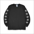 画像2: KustomStyle カスタムスタイル IRON CROSS L/S Tシャツ BLACK	 (2)