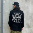 画像3: KustomStyle カスタムスタイル IRON CROSS L/S Tシャツ BLACK	 (3)