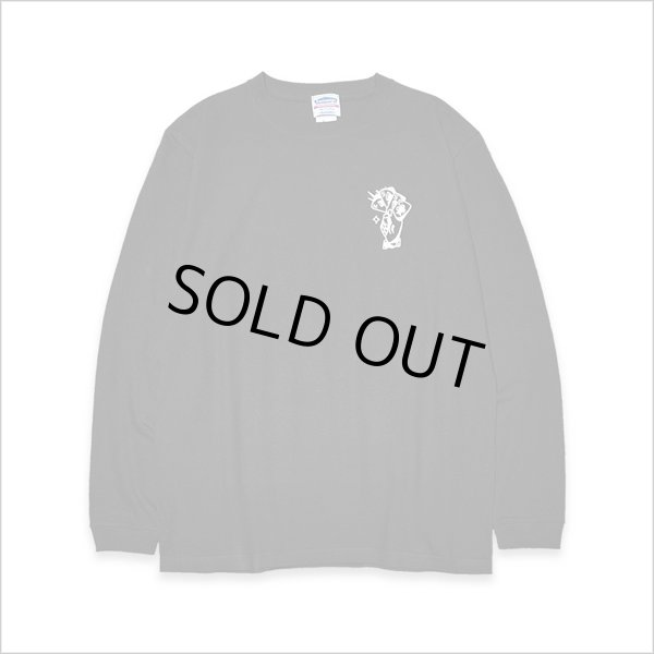 画像2: KustomStyle カスタムスタイル P.L.O SKULL L/S Tシャツ BLACK (2)